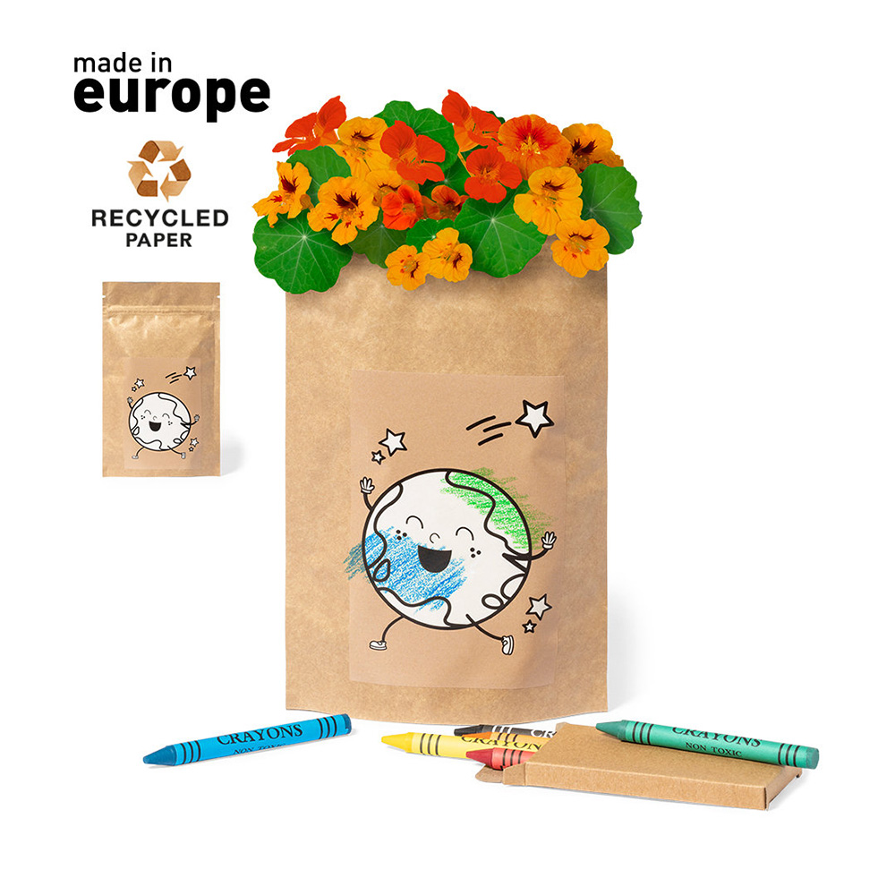 Grow pouch flowers | Eco gift